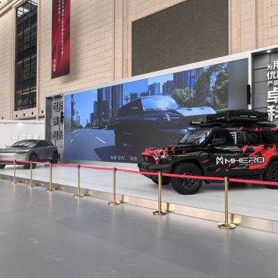 ​售后回访武汉东风展厅！鹰米多通道分区讲解系统，让专业接待更安心